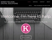 Tablet Screenshot of karenjnelson.com